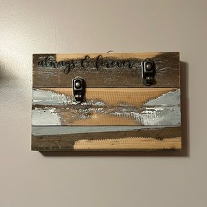 Wooden ‘Always &Forever’ Picture Holder